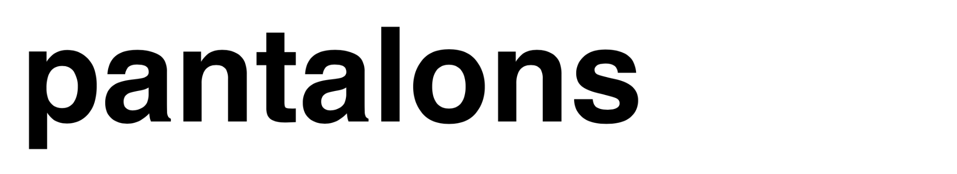 Pantalons
