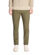 Pantalon chino slim 100% coton stretch - marron