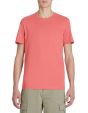 T-shirt col rond en coton - bois de rose