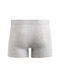 Boxer en coton stretch uni - gris chiné