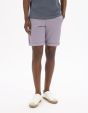 Bermuda chino en coton stretch - violet clair