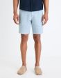 Short 24h 100% lin - bleu clair