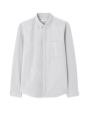 Chemise regular oxford 100% coton - gris