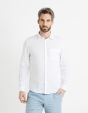 Chemise regular 100% lin - blanc