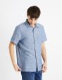 Chemise regular 100% lin - chambray