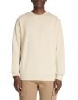 Sweat col rond 100% coton - beige