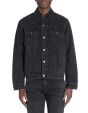 Veste trucker col chemise - noir