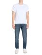 Jean slim coton stretch C15 3 longueurs - bleu