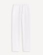 Pantalon gaze de coton - blanc