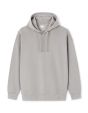 Sweat à capuche coton mélangé - gris