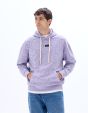 One Piece - Sweat à capuche oversize violet