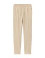 Pantalon 24H straight stretch en toile - beige