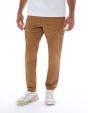 Pantalon cargo straight coton stretch - caramel
