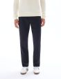 Pantalon chino straight uni - noir