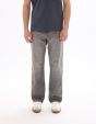 Jean C.75 loose coton stretch 3 longueurs - gris