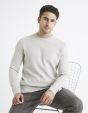 Pull col rond 100% coton