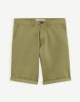 Bermuda poches chino en coton stretch