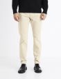 Pantalon chino slim twill stretch - beige