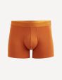 Boxer en coton stretch - marron