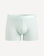 Boxer en coton stretch - turquoise
