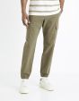 Pantalon slim cargo - kaki