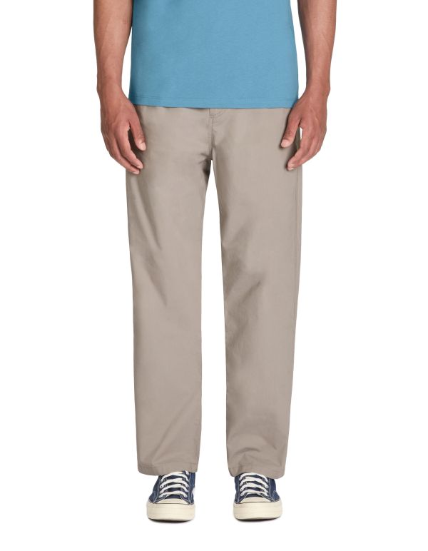 Pantalon chino straight - gris