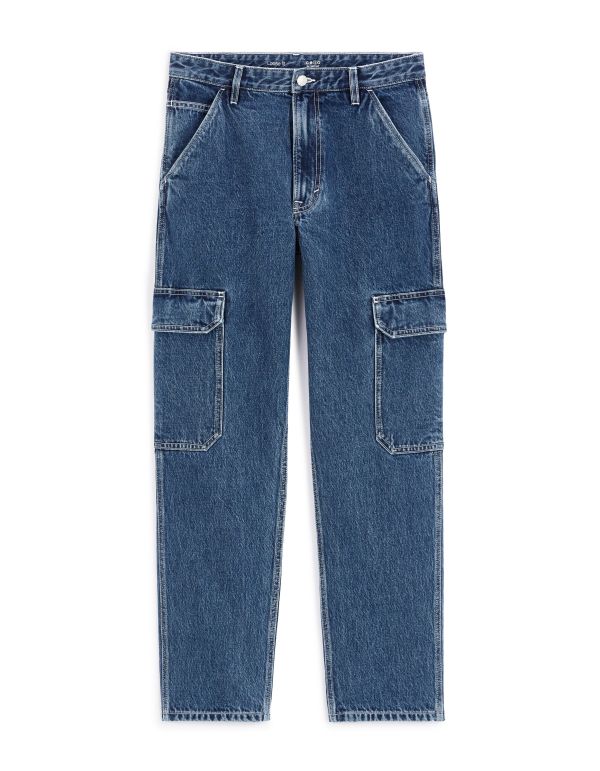 Jean loose 100% coton c75 - bleu