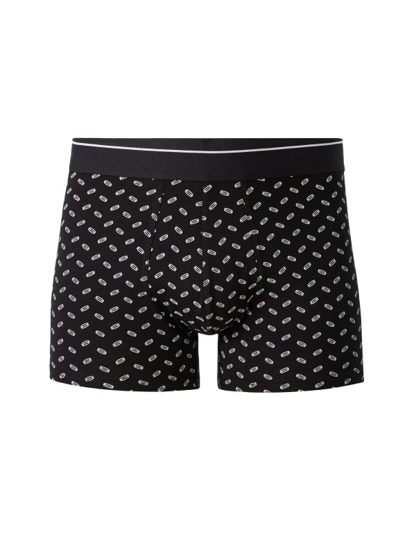 Boxer à micromotifs - noir