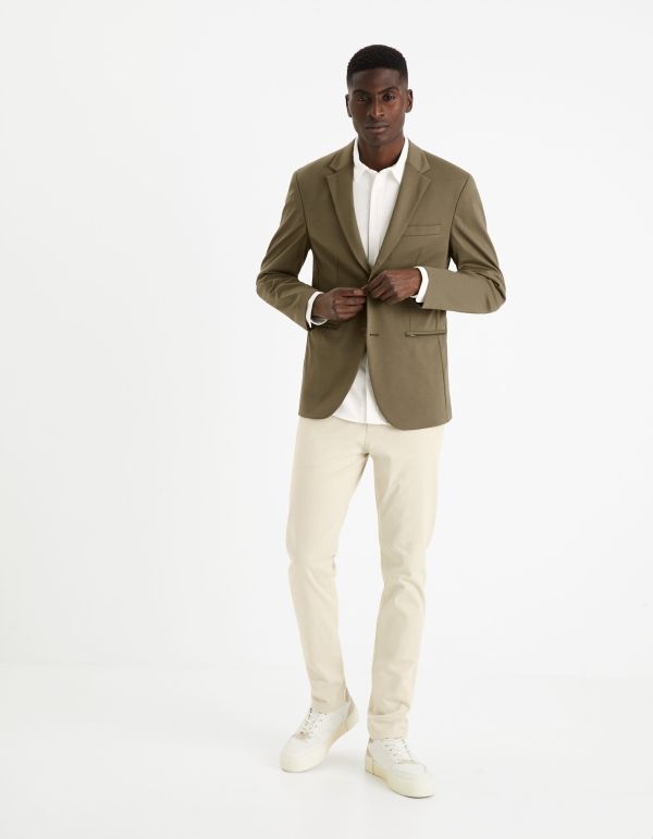 Pantalon chino slim  - beige