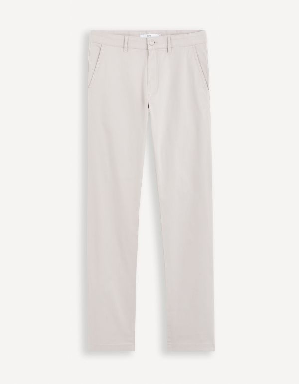 Pantalon chino straight  - gris