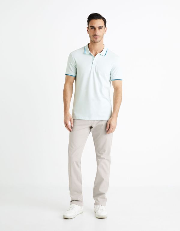 Pantalon chino straight  - gris