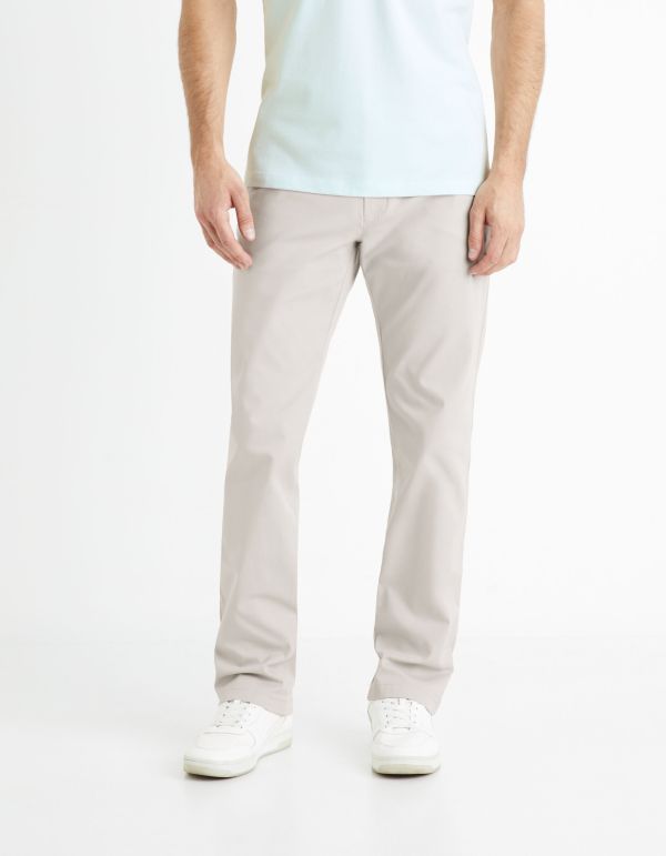 Pantalon chino straight  - gris