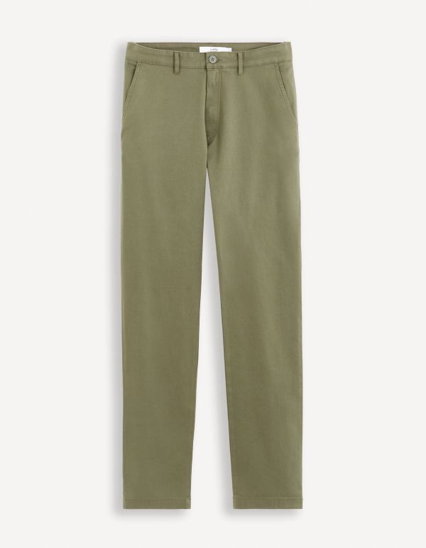 Pantalon chino straight  - kaki