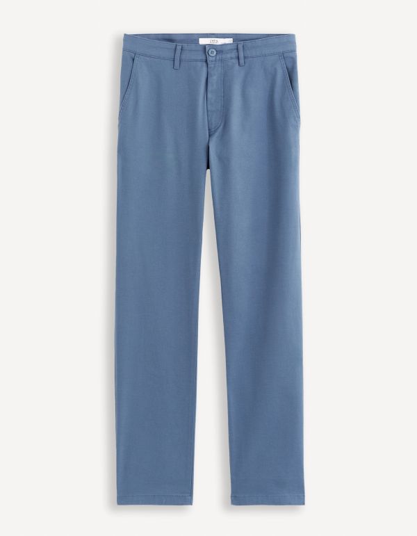 Pantalon chino straight  - bleu