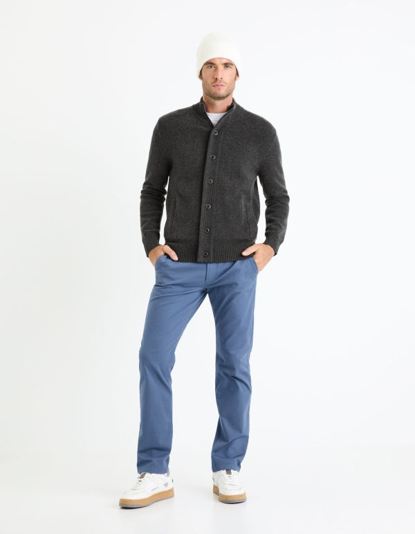 Pantalon chino straight  - bleu