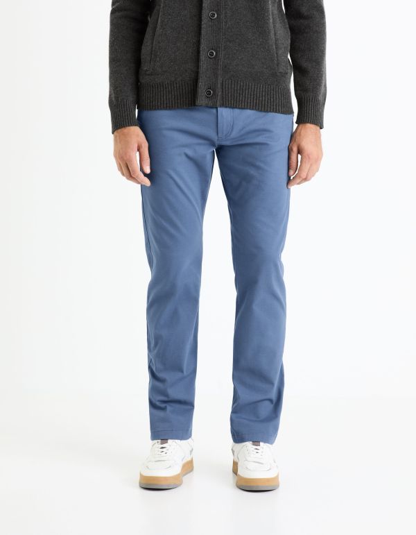 Pantalon chino straight  - bleu