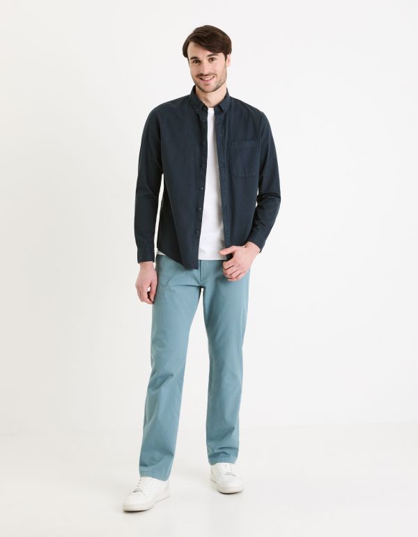 Pantalon chino straight  - bleu