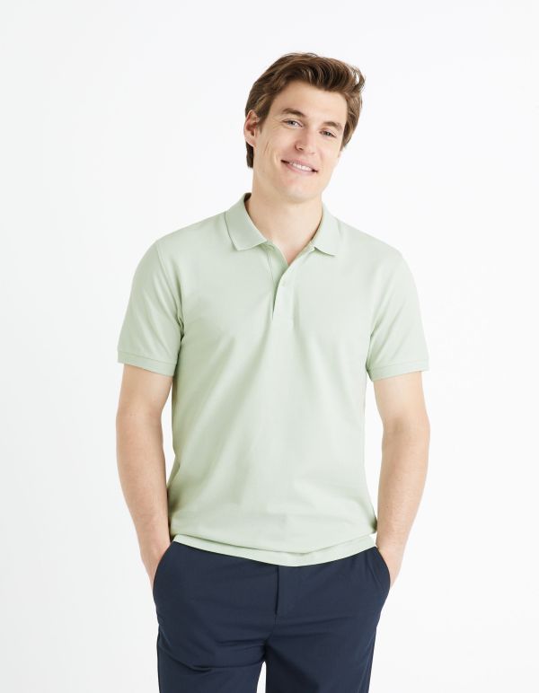 Polo piqué 100% coton - vert