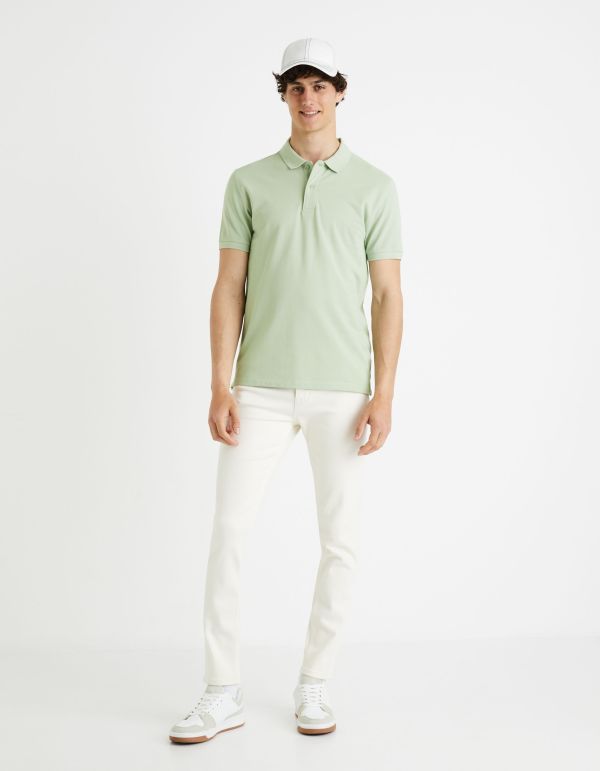 Polo piqué 100% coton - vert
