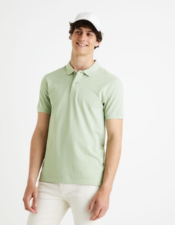 Polo piqué 100% coton - vert