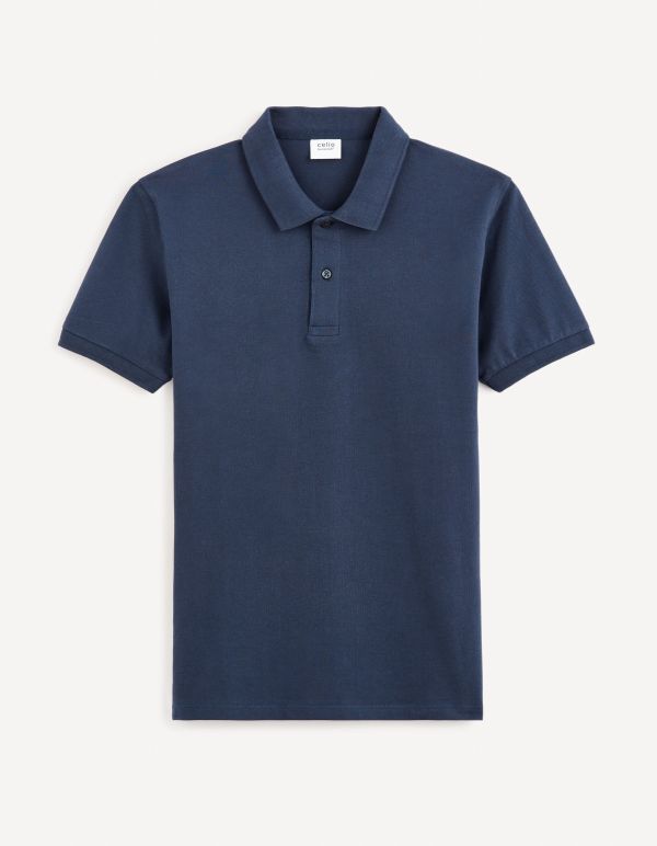 Polo piqué 100% coton - marine