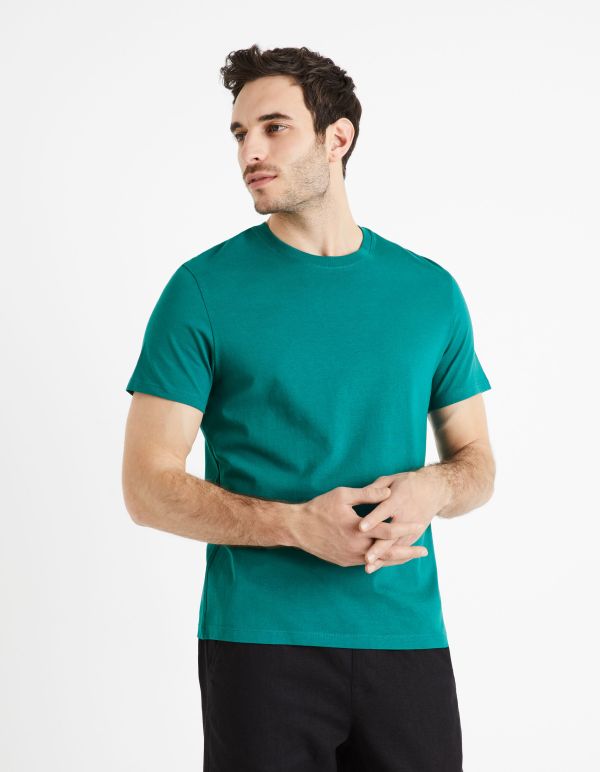 Essentiel - le T-shirt regular 100% coton - bleu