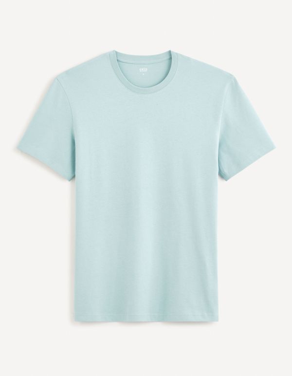 Essentiel - le T-shirt regular 100% coton - bleu