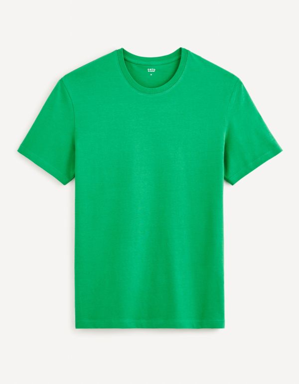 Essentiel - le T-shirt regular 100% coton - vert