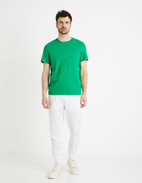 Essentiel - le T-shirt regular 100% coton - vert