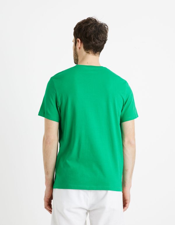 Essentiel - le T-shirt regular 100% coton - vert