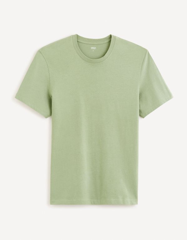 Essentiel - le T-shirt regular 100% coton - kaki