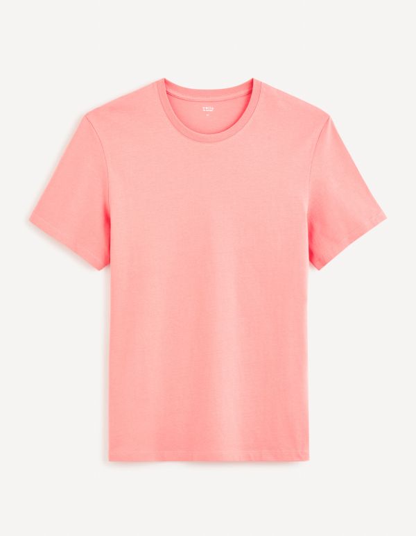 Essentiel - le T-shirt regular 100% coton - rose