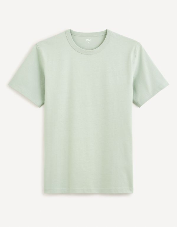 Essentiel - Le T-shirt boxy 100% coton - kaki