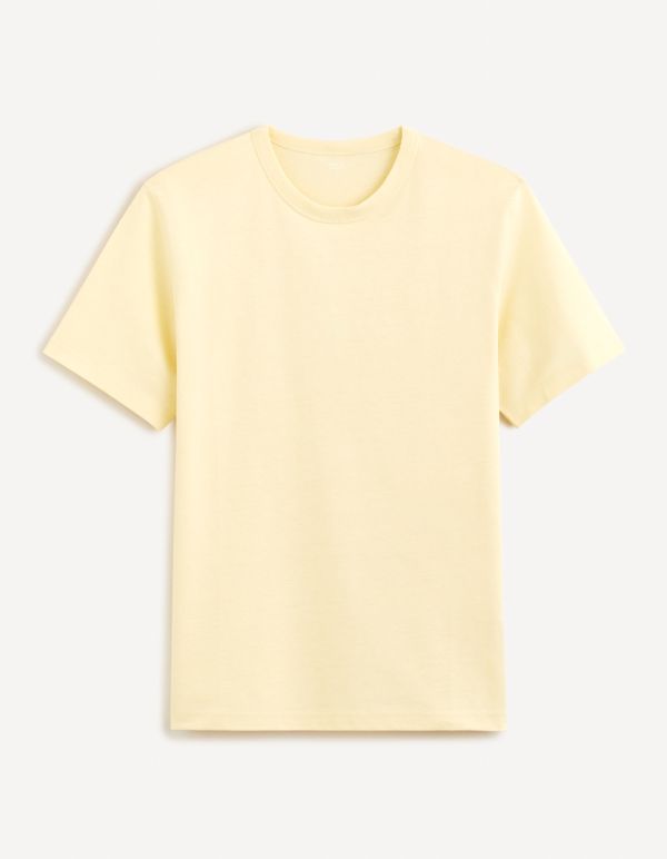 Essentiel - Le T-shirt boxy 100% coton - jaune